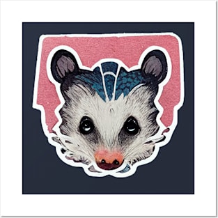 Vintage Opossum Art Posters and Art